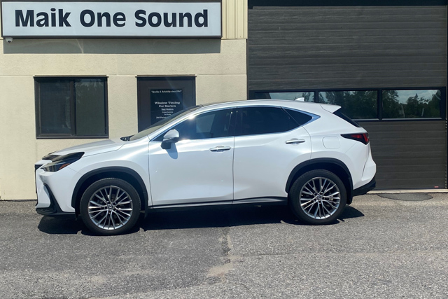 Lexus 2025 NX250 with professional window tint in North Bay
